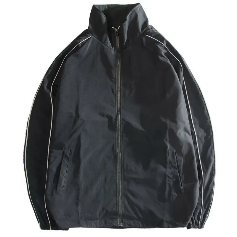 Mens Fashion Bomber Jacket - Jackets Men Autumn Pockets Casual Patchwork