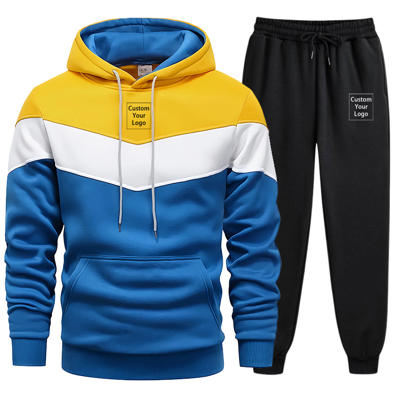 Men'S Fashion Outfits - Customize Your Logo Print Hoodie Sweatpants