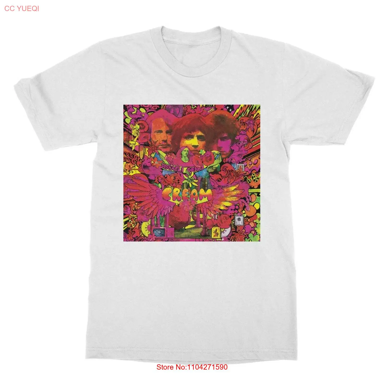 Men'S Fashion Reviews - Cream Disraeli Gears Classic T Shirt