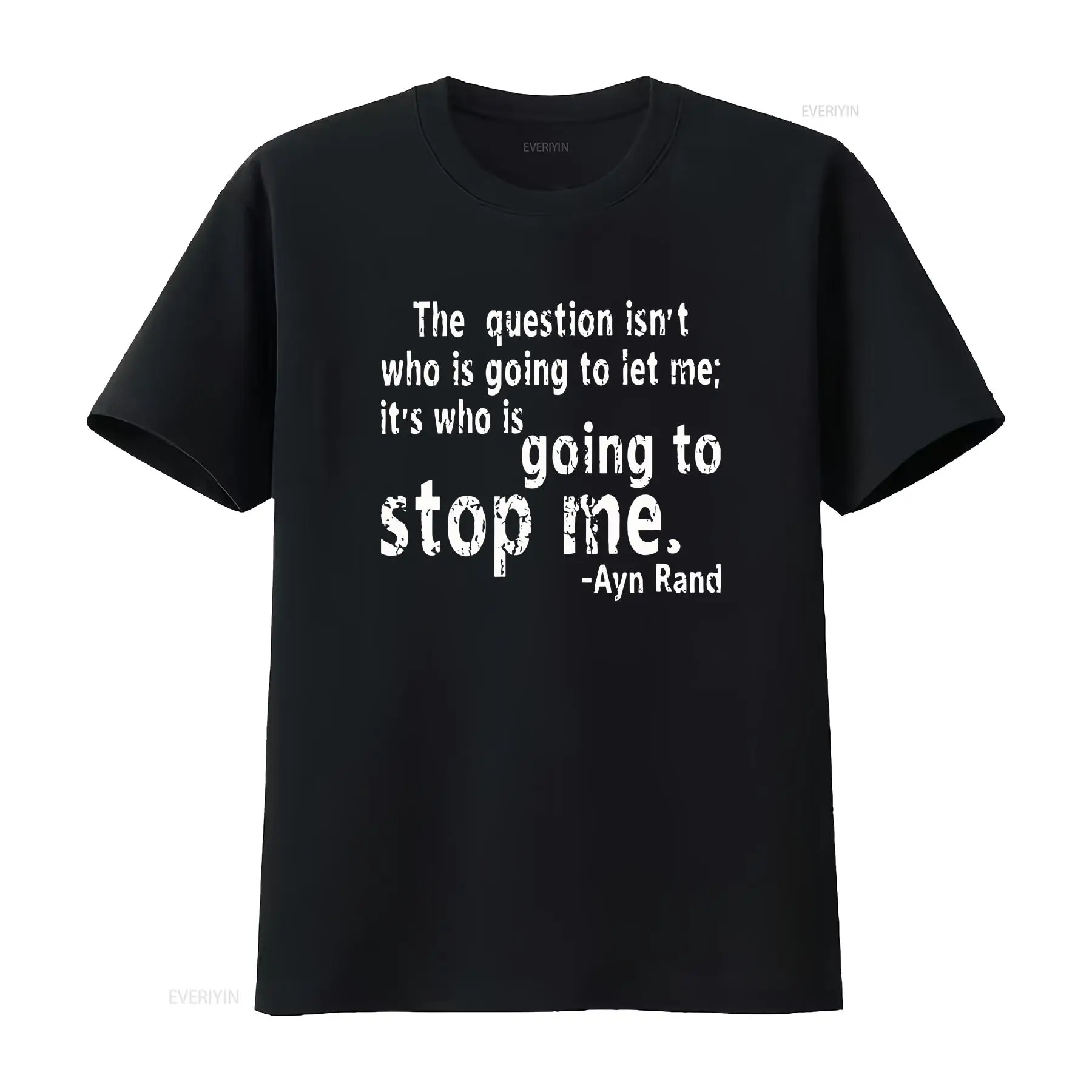 Men'S Fashion Questions - Ayn Rand T Shirt the question