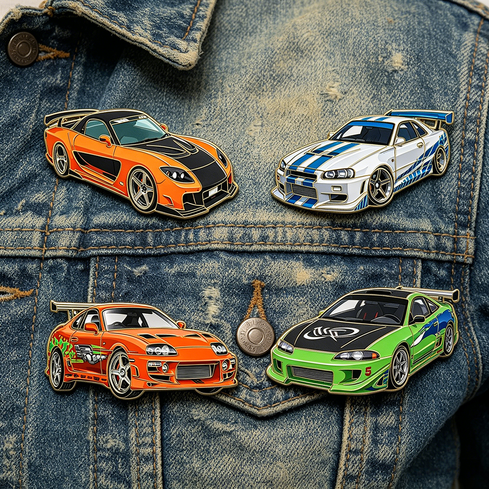 Men'S Fashion Accessories - 4pcs The Fast and the Furious