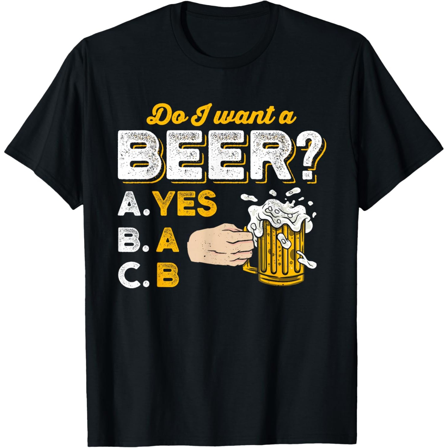 Men'S Fashion Questions - Beer Question Funny Graphic Tee For