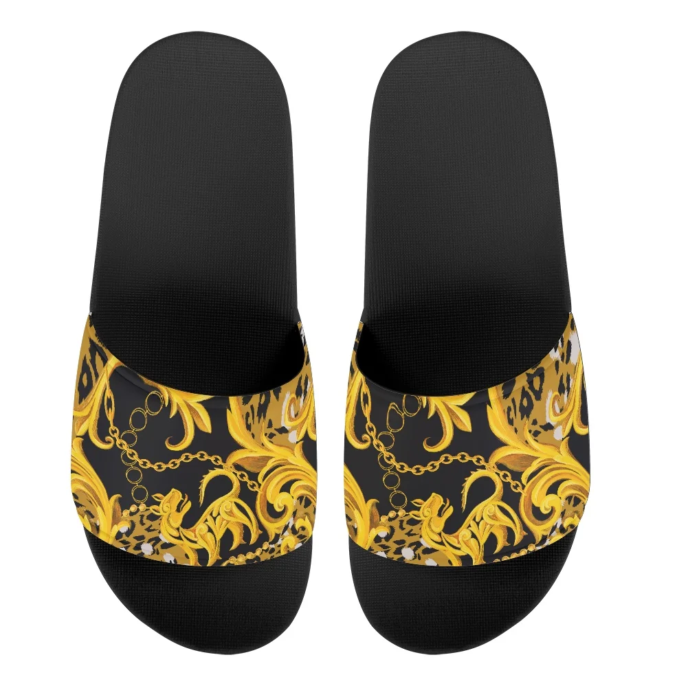 Men'S Fashion For 45 Years Old - Roses Leopard and Gold Custom Made