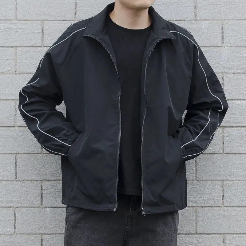 Jackets Men Autumn Pockets Cas - Mens Fashion Bomber Jacket 评论和价格