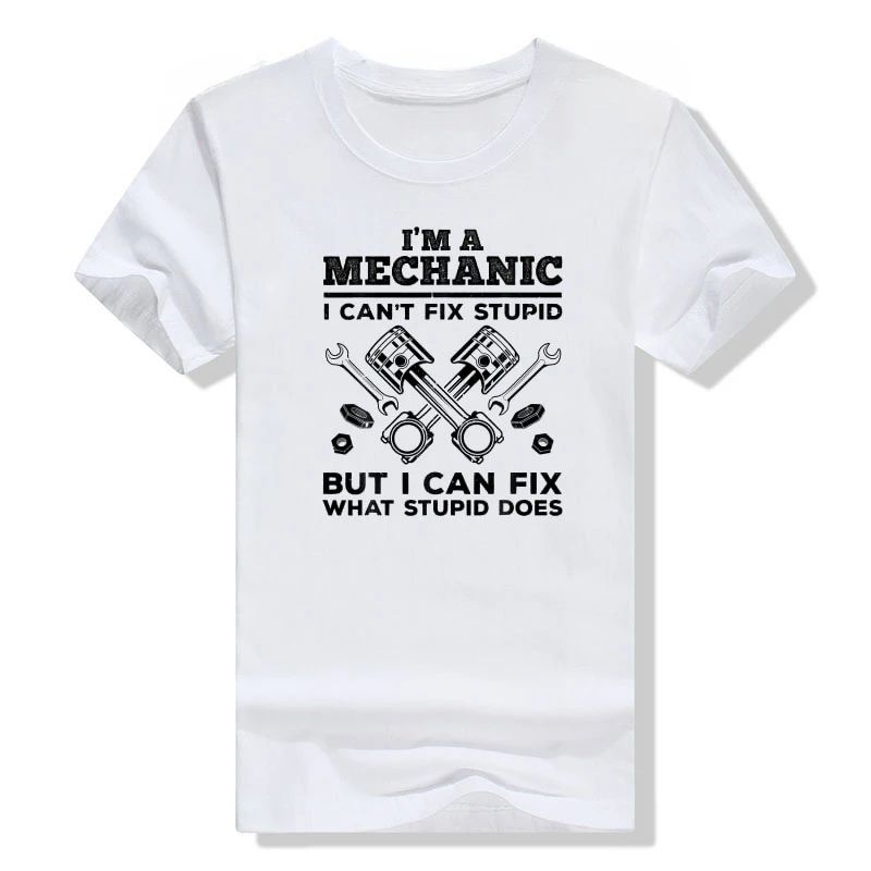 Funny Male Mechanic Dad Printe - Men'S Fashion Garage 评论和价格