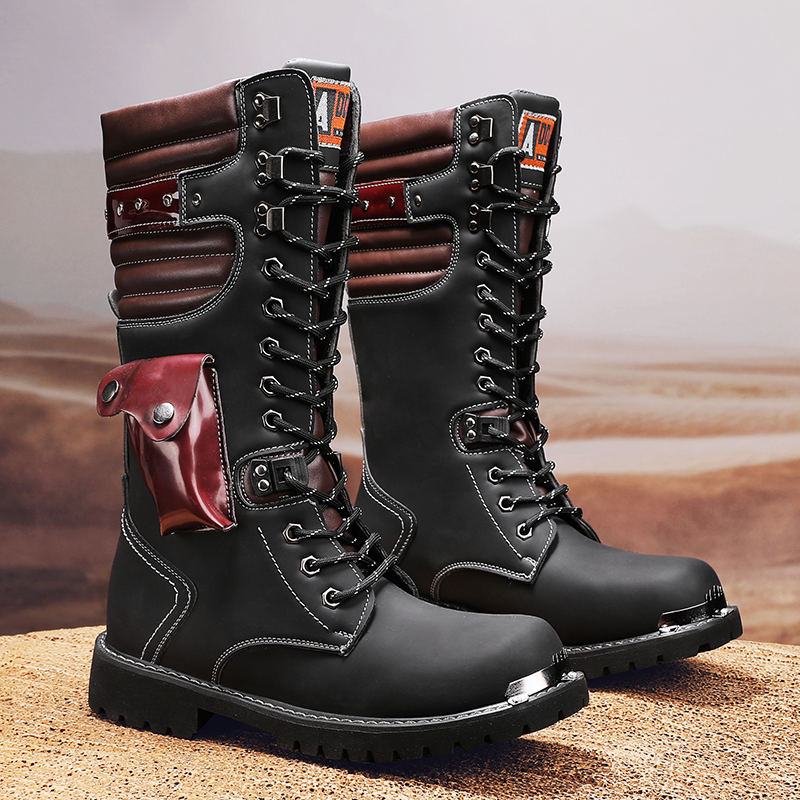 Men's high top motorcycle boot - Men'S Fashion For 45 Years Old 评论和价格