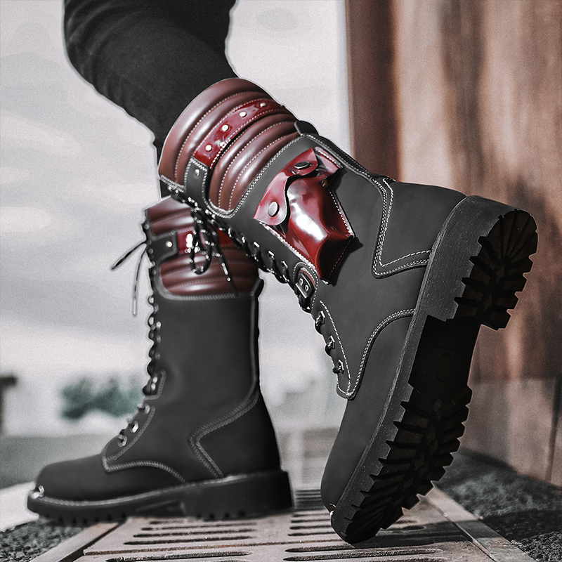Men's high top motorcycle boot - Men'S Fashion For 45 Years Old 评论和价格