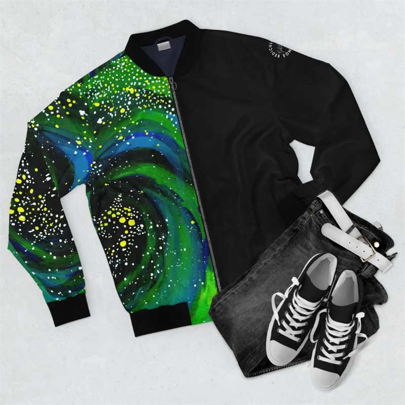 Harajuku Y2K Zipper Golf Coat  - Mens Fashion Bomber Jacket 评论和价格