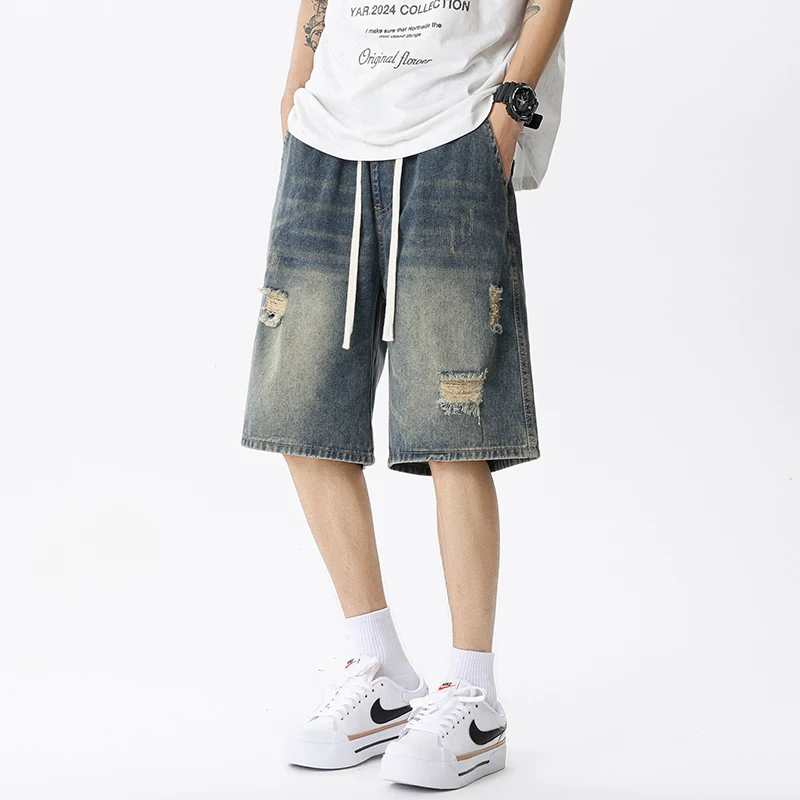 Summer Thin Denim Shorts Men's - Mens Fashion Denim 评论和价格