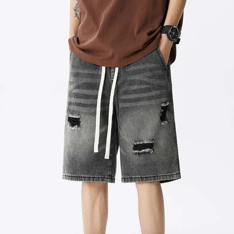 Summer Thin Denim Shorts Men's - Mens Fashion Denim 评论和价格