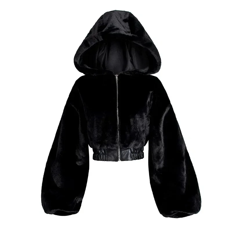 Autumn Winter Faux Rabbit Fur  - Mens Fashion Bomber Jacket 评论和价格