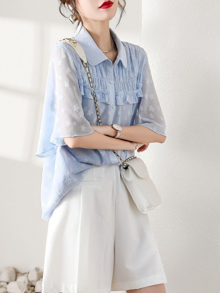 Women 2026 Summer Fashion Top  - Polo Shirt Slim 评论和价格