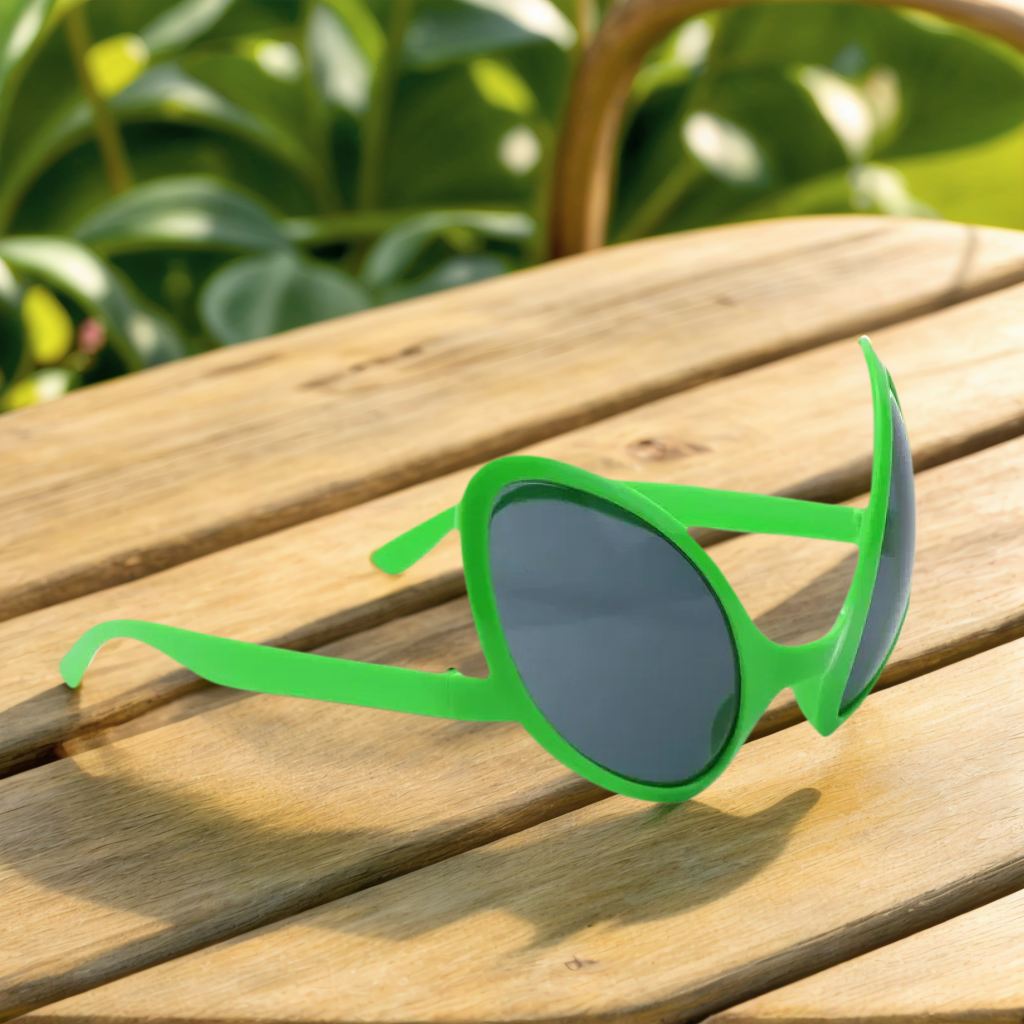 Green Alien Martian Quirky Sun - Men'S Fashion Accessories 评论和价格