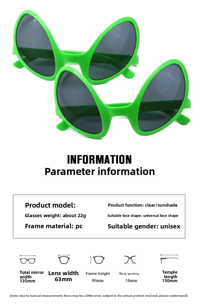 Green Alien Martian Quirky Sun - Men'S Fashion Accessories 评论和价格