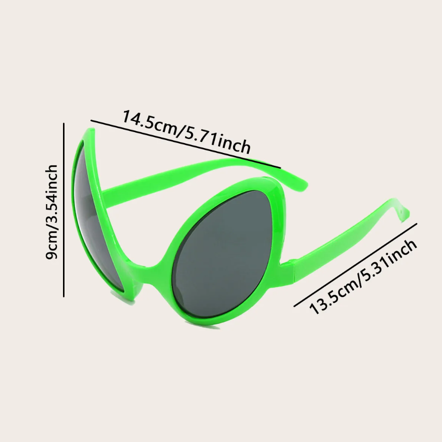 Green Alien Martian Quirky Sun - Men'S Fashion Accessories 评论和价格