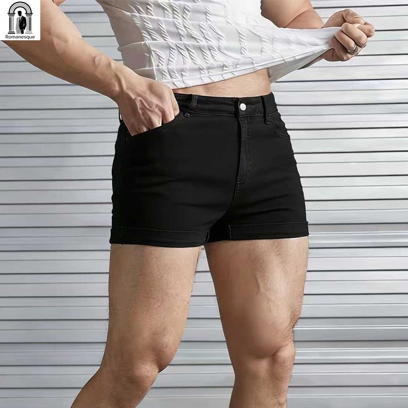 Men's Sexy Slim Fit White Deni - Mens Fashion Denim 评论和价格
