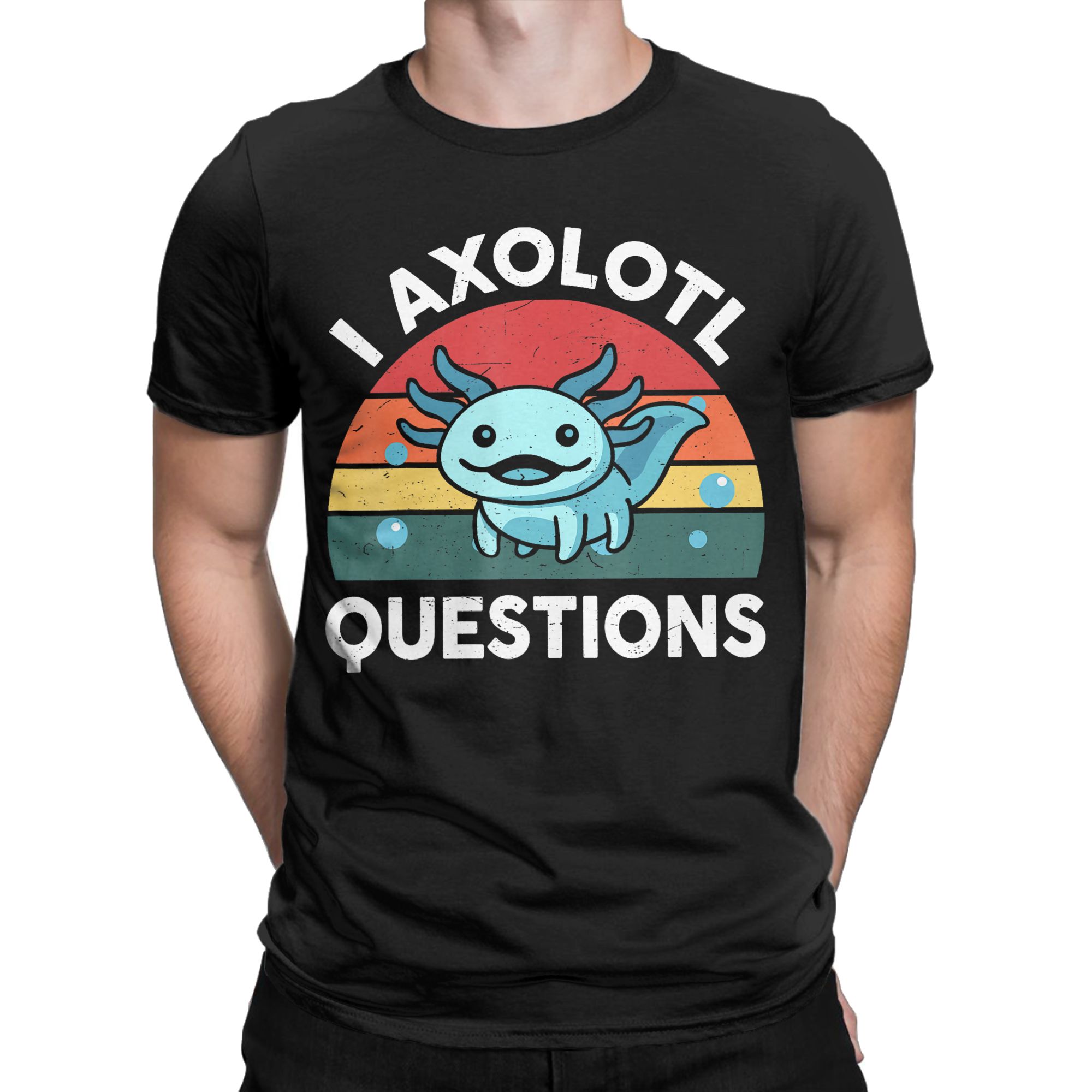 I Axolotl Questions Funny Grap - Men'S Fashion Questions 评论和价格