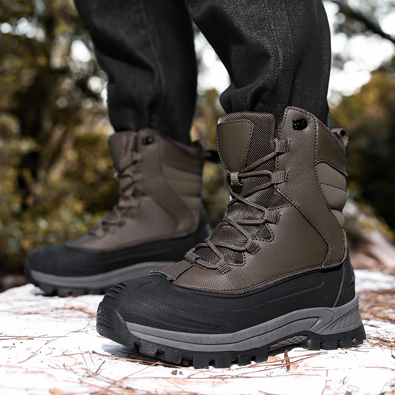 Men's Non-Slip Warm Hiking Sho - Men'S Fashion Hiking Boots 评论和价格