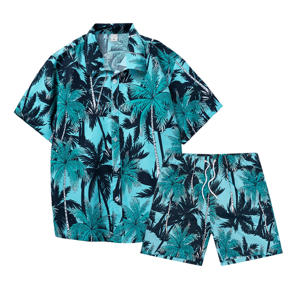 Hawaiian Coconut Tree 3D Print - Men'S Fashion Outfits 评论和价格