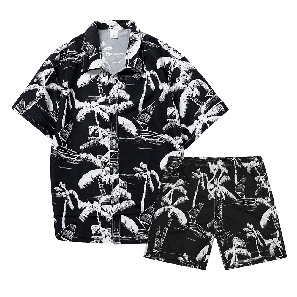 Hawaiian Coconut Tree 3D Print - Men'S Fashion Outfits 评论和价格