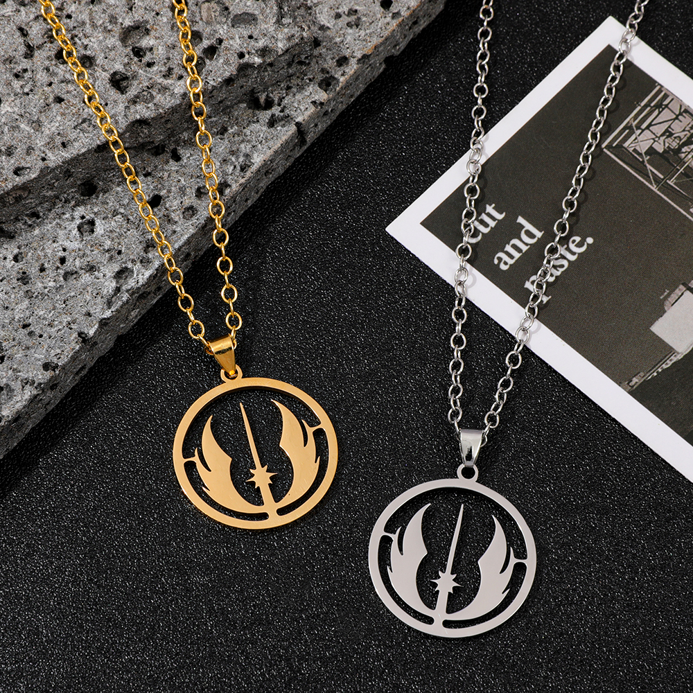 Jedi Order Logo Necklace Fashi - Men'S Fashion Accessories 评论和价格