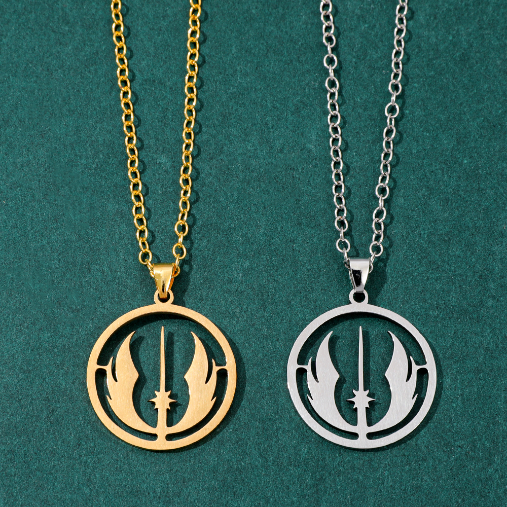 Jedi Order Logo Necklace Fashi - Men'S Fashion Accessories 评论和价格