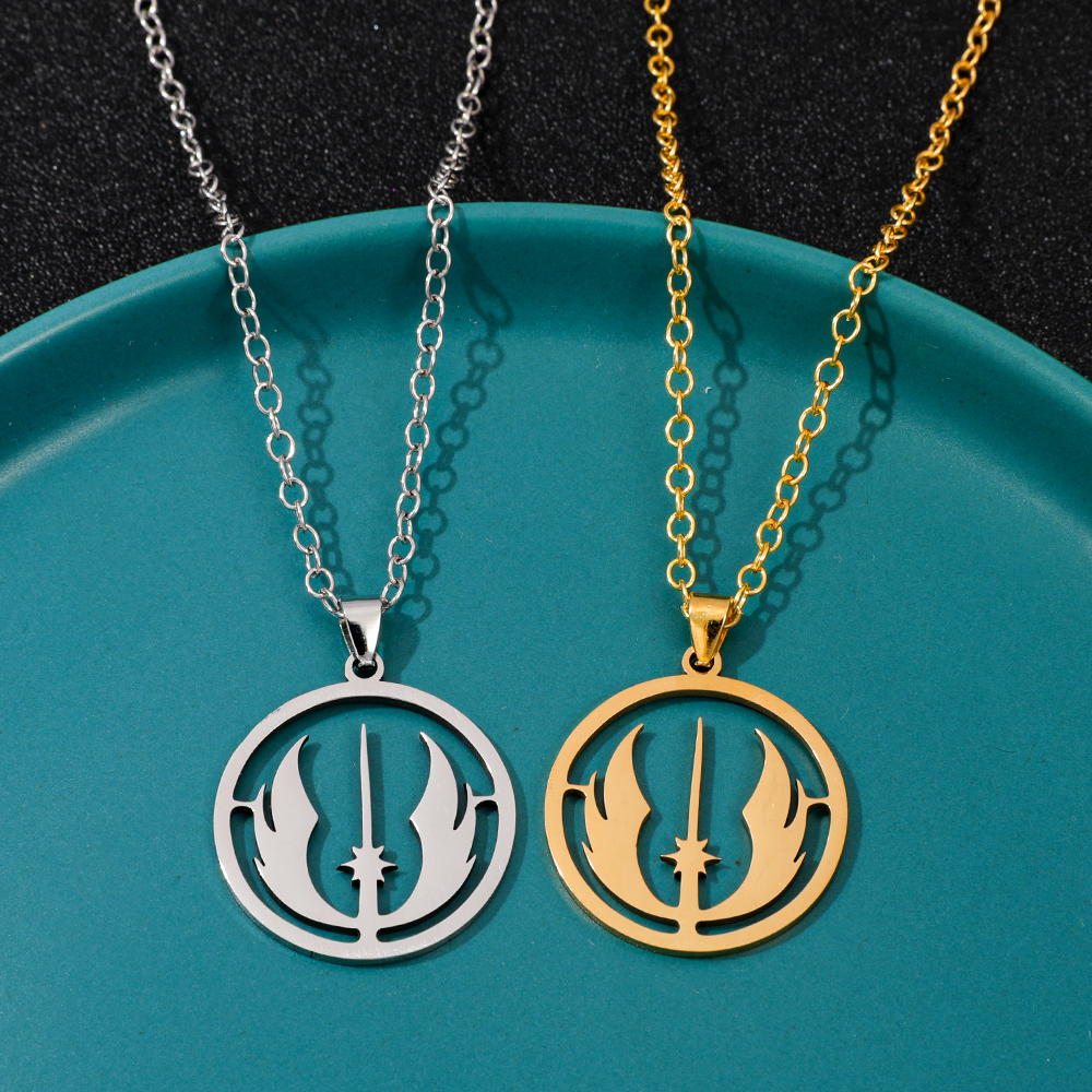 Jedi Order Logo Necklace Fashi - Men'S Fashion Accessories 评论和价格