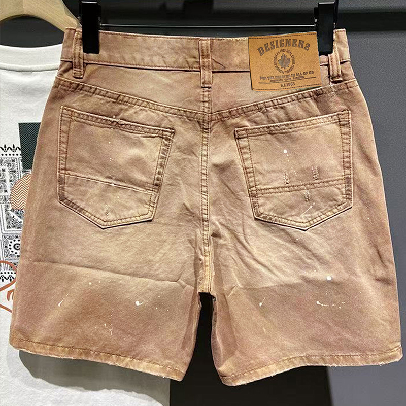 Hip-Hop Streetwear Men's Denim - Mens Fashion Denim 评论和价格