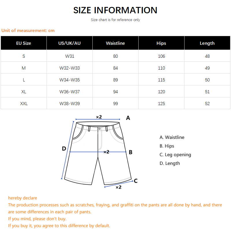 Hip-Hop Streetwear Men's Denim - Mens Fashion Denim 评论和价格