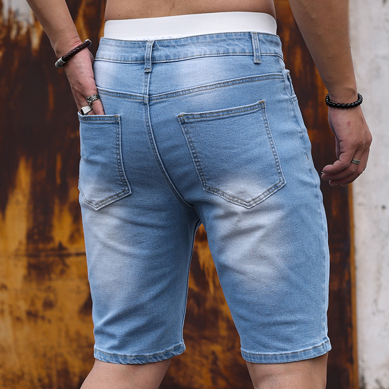 2026 Mens Stretch Denim Shorts - Mens Fashion Denim 评论和价格
