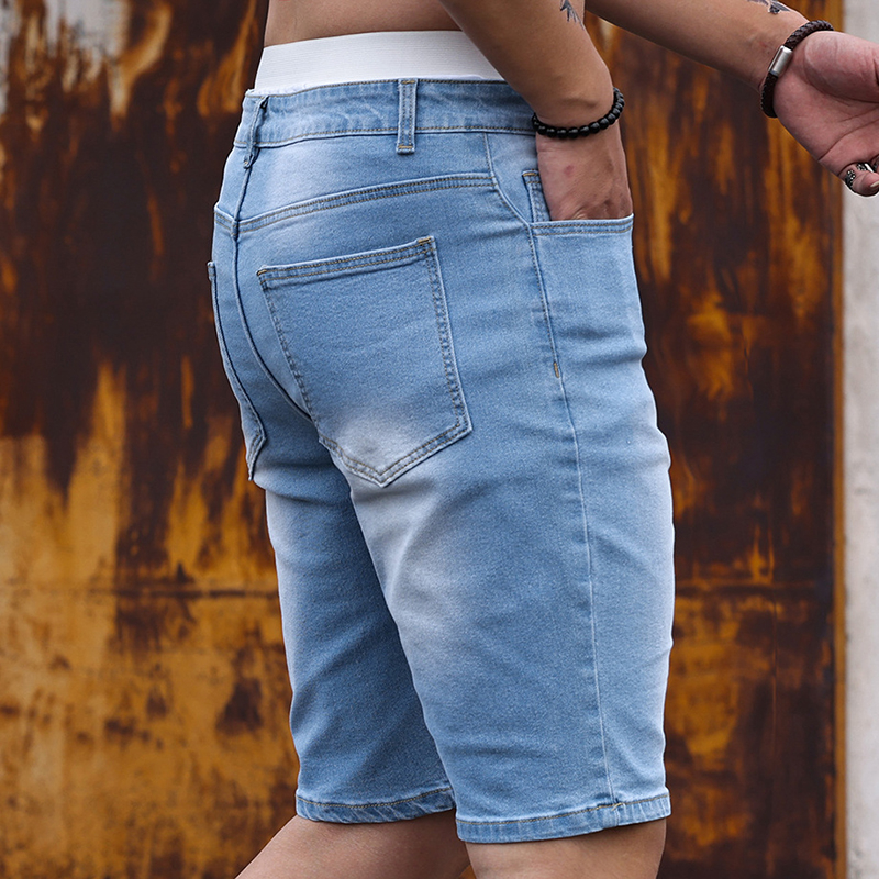2026 Mens Stretch Denim Shorts - Mens Fashion Denim 评论和价格