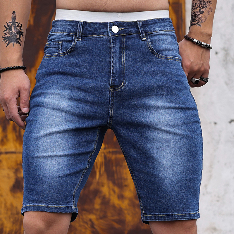 2026 Mens Stretch Denim Shorts - Mens Fashion Denim 评论和价格