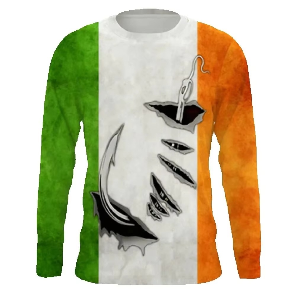 Fashionable Bass Pattern Crew  - Men'S Fashion Outfits 评论和价格