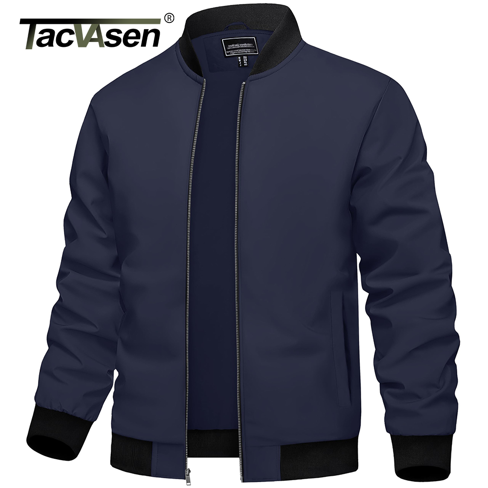 TACVASEN Men's Varsity Jacket  - Mens Fashion Bomber Jacket 评论和价格