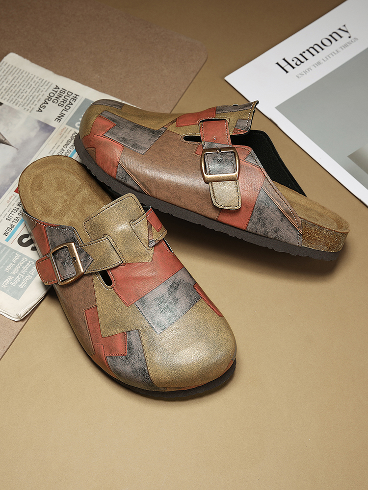 Unisex Cork Closed Toe Slipper - Men'S Fashion For 45 Years Old 评论和价格