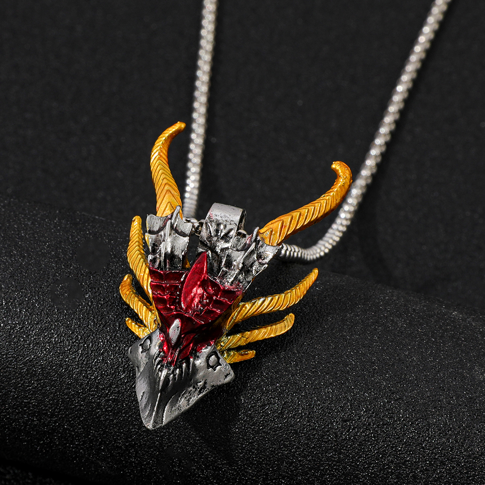 Retro Hip-Hop Evil Dragon Head - Men'S Fashion Accessories 评论和价格
