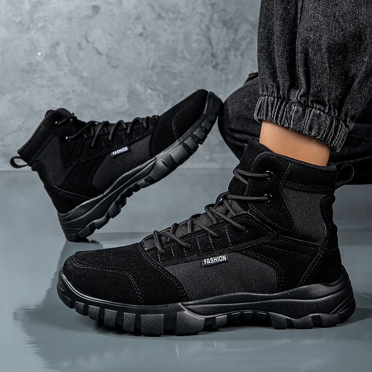 Men's shoes autumn and winter  - Men'S Fashion Hiking Boots 评论和价格