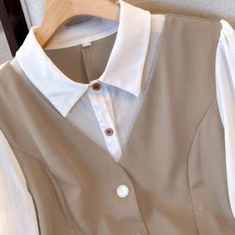 Korean Chiffon 2 Pieces Sets S - Polo Shirt Slim 评论和价格