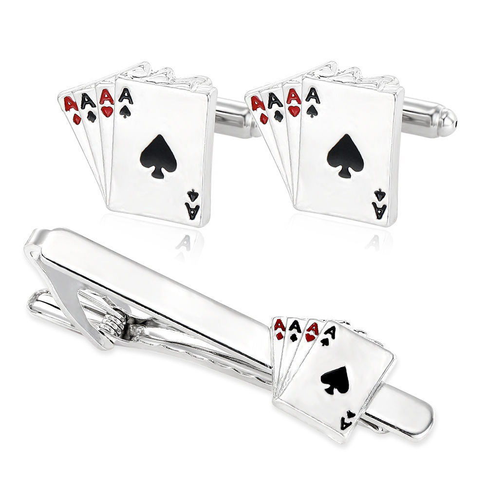 Men's Creative Poker Card Tie  - Men'S Fashion For 45 Years Old 评论和价格