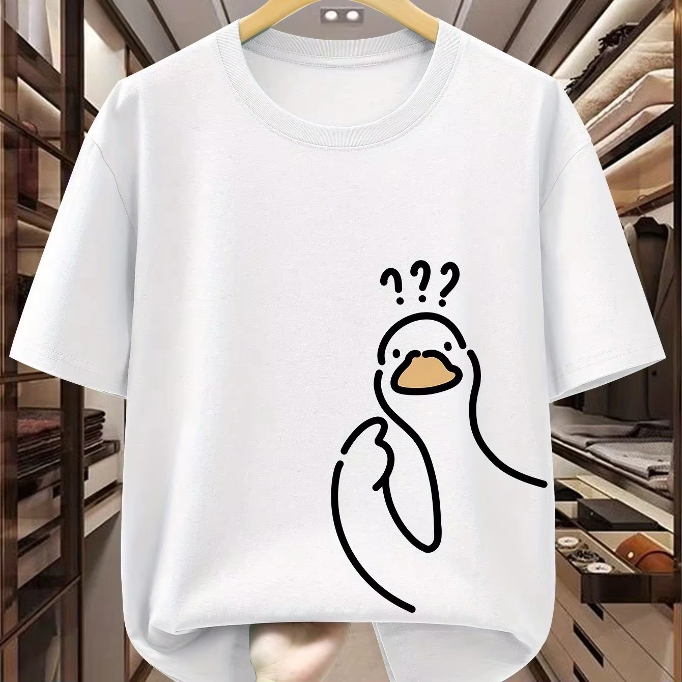 Cartoon question mark duck Men - Men'S Fashion Questions 评论和价格