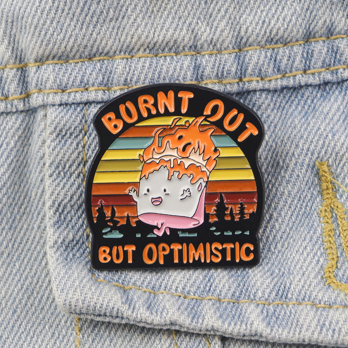 Fire Badges Enamel Pin Brooche - Men'S Fashion Accessories 评论和价格