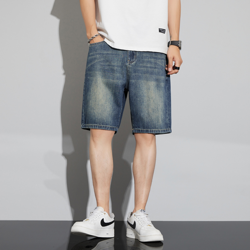 Men's Vintage Denim Shorts Sum - Mens Fashion Denim 评论和价格