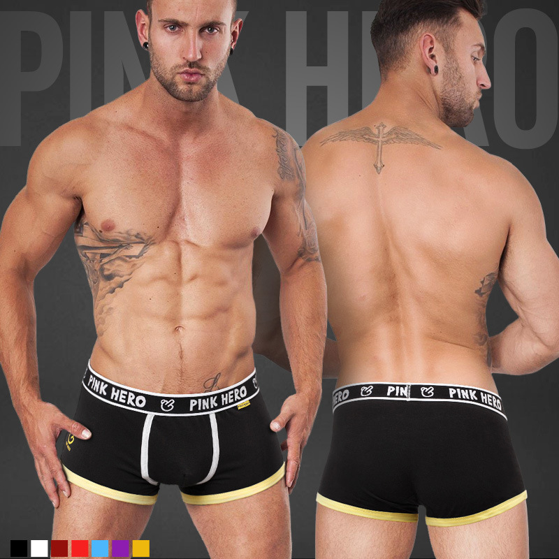 Pink Hero Brand Sexy Man Under - Men'S Fashion Underwear Brands 评论和价格