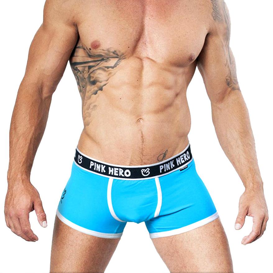 Pink Hero Brand Sexy Man Under - Men'S Fashion Underwear Brands 评论和价格