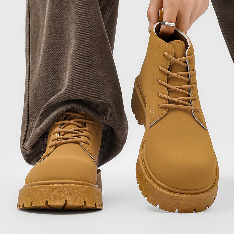 100%Genuine Leather Mens Boots - Men'S Fashion For 45 Years Old 评论和价格