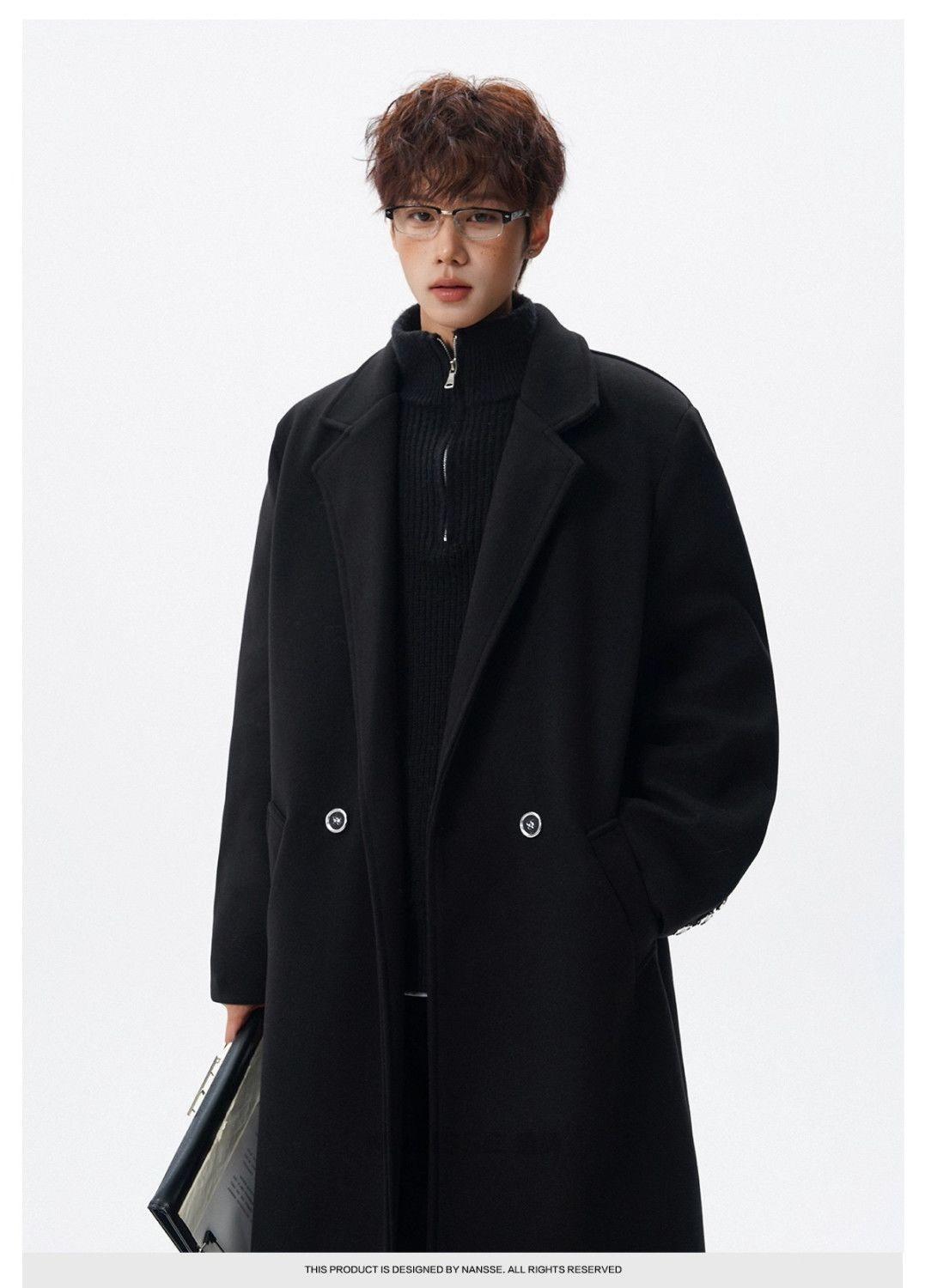 Wool Blend Coat Korean Reviews - Men'S Fashion Reviews 评论和价格