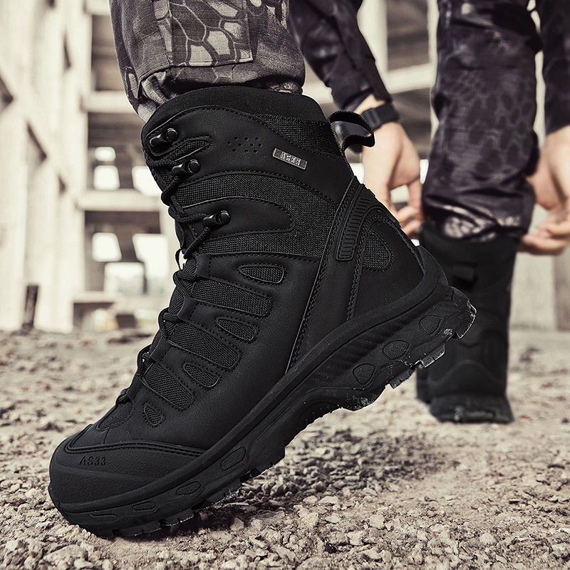New Men Tactical Boots Militar - Men'S Fashion Hiking Boots 评论和价格