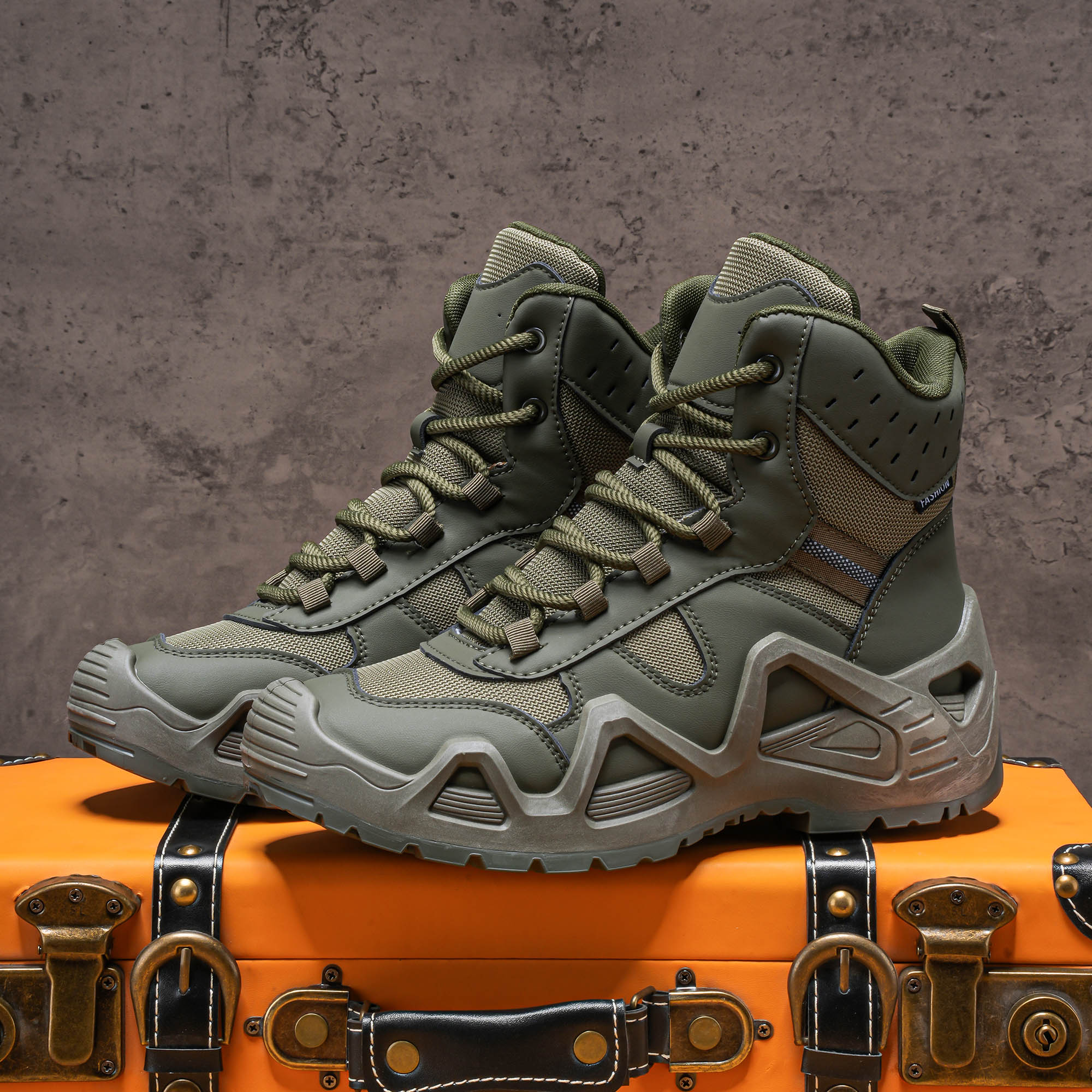 Men's high top boots, hiking b - Men'S Fashion Hiking Boots 评论和价格