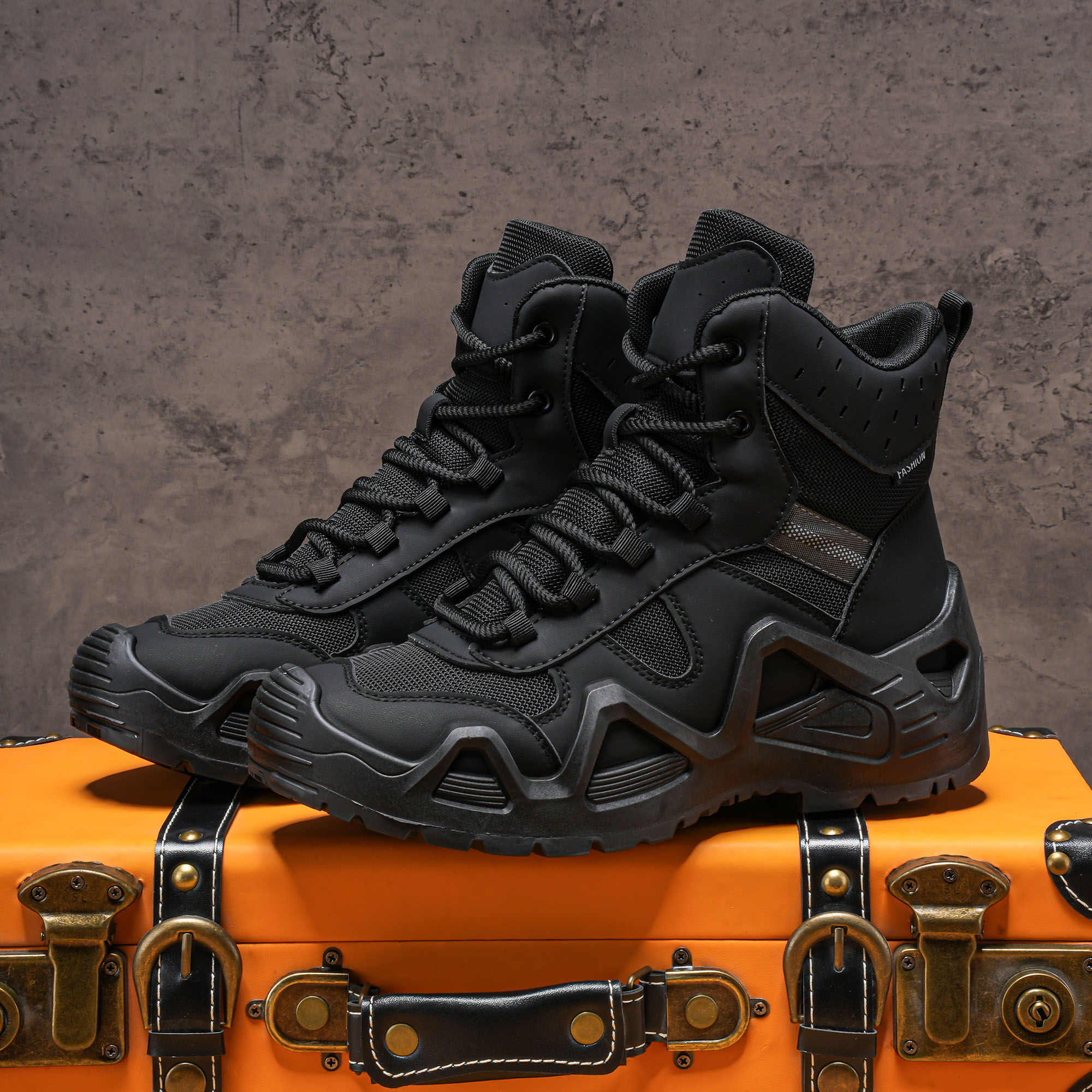 Men's high top boots, hiking b - Men'S Fashion Hiking Boots 评论和价格