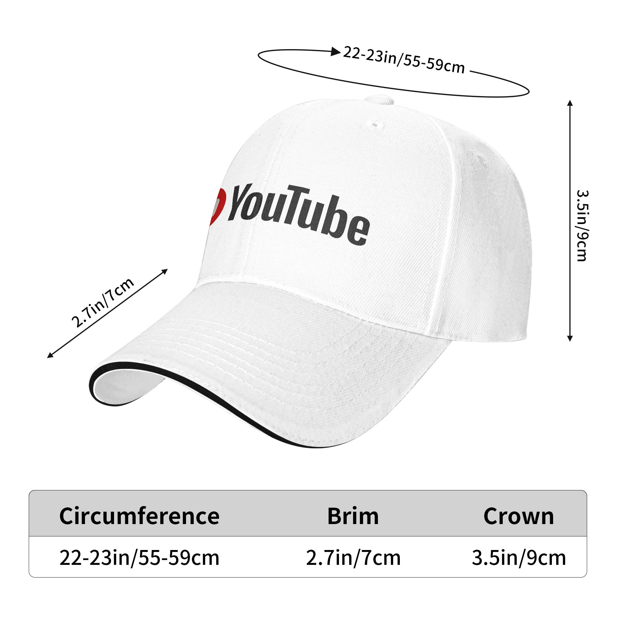 YouTube Sun Baseball Cap Summe - Men Fashion Youtuber 评论和价格